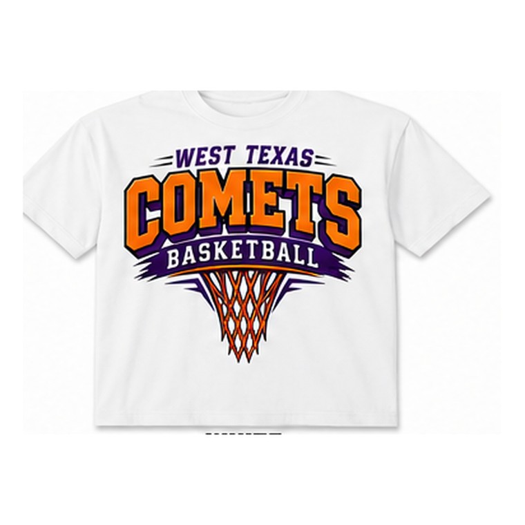 Comets Hoop Tee — White